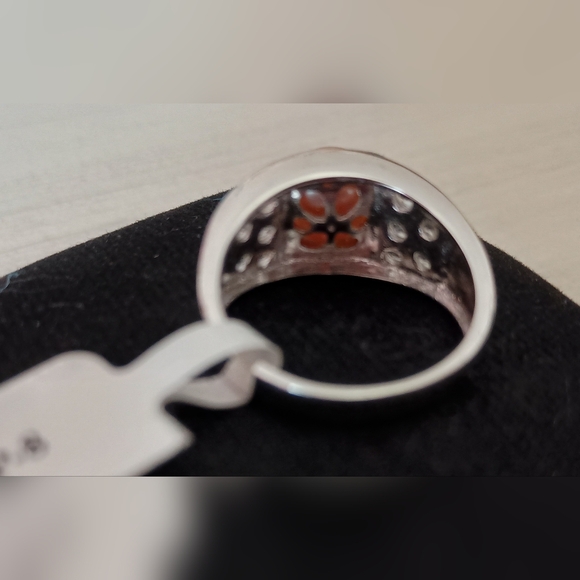 Sale! Pink Freshwater Pearl, Sterling Silver Ring - Picture 4 of 7